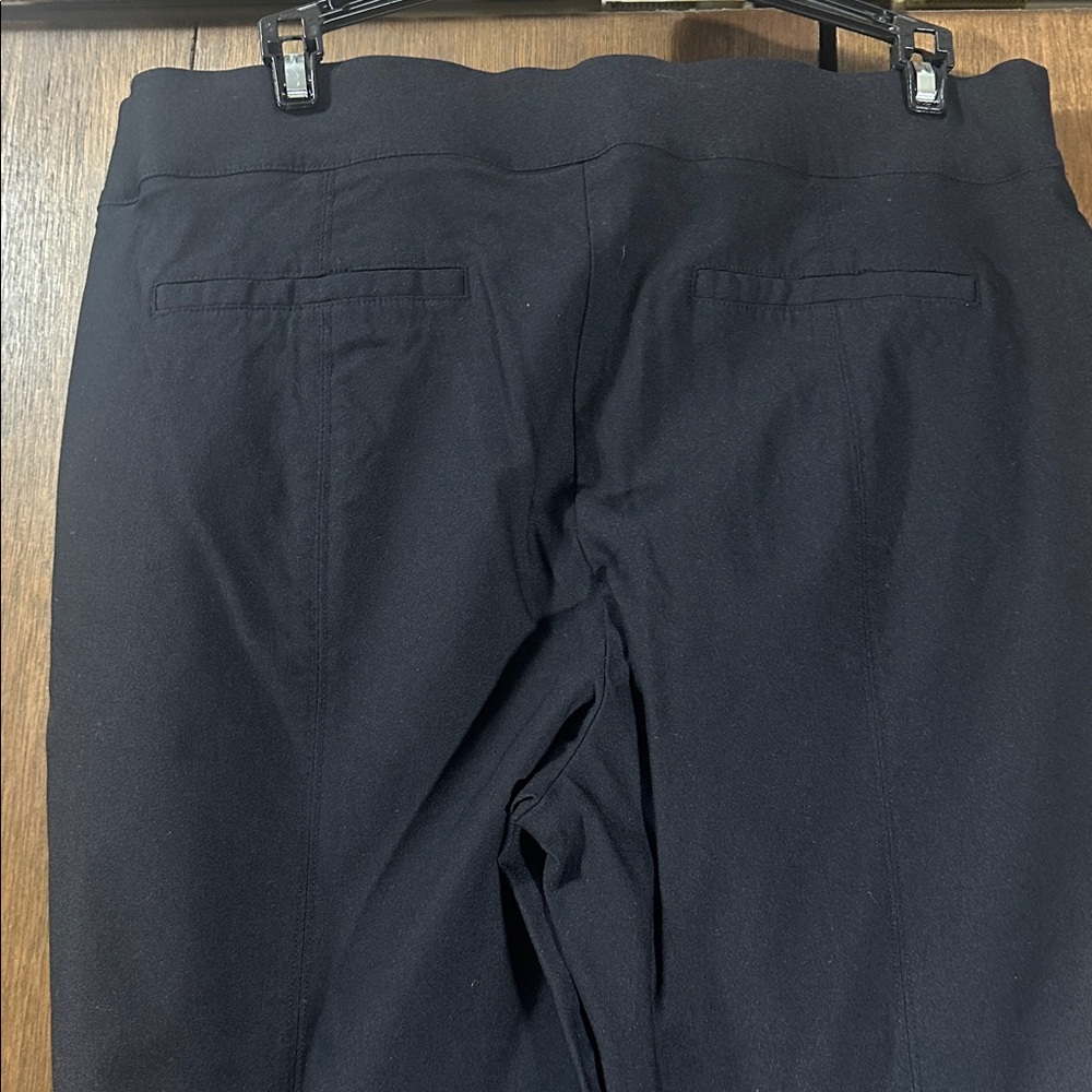 Simply Vera Vera Wang Classic Black ankle Dress Pants size L - Picture 4 of 4